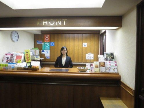 Reception desk of HOTEL NEW SHOHEI・ComputerZoom