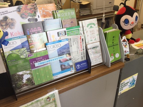 Reception desk of Kokubunji City Tourism Association・Computer_2