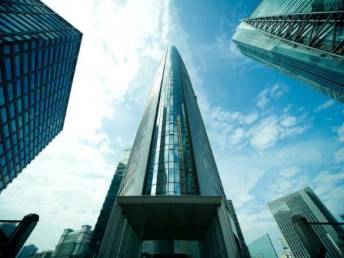 Exterior view of Park Hotel Tokyo / Concierge desk