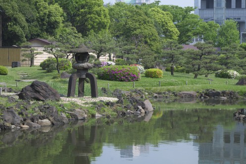 旧芝離宮恩賜庭園の風景・pcズーム