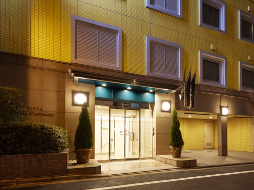 Entrance of Villa Fontaine Tokyo Jimbocho