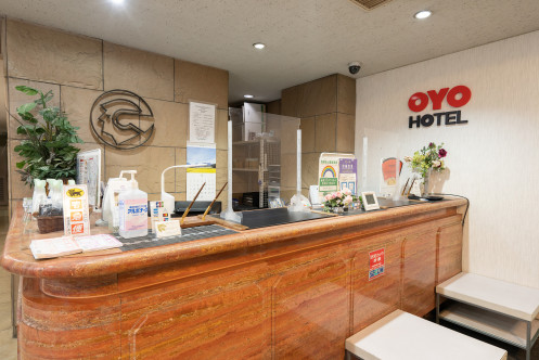 Reception desk OYO HOTEL MERCURY・Computer_3