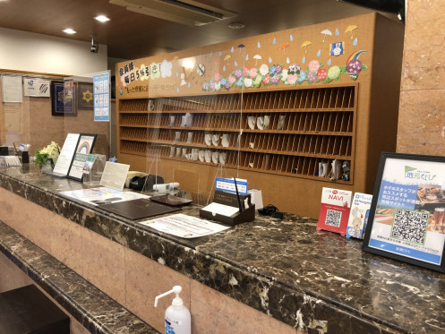 Reception desk of Toyoko Inn Tokyo Nihombashi Bakurocho・Computer_3