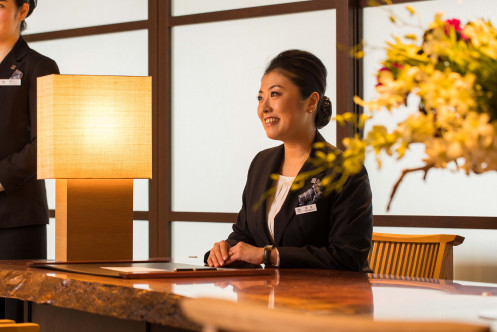 Reception desk of CERULEAN TOWER TOKYU HOTEL・Computer_2