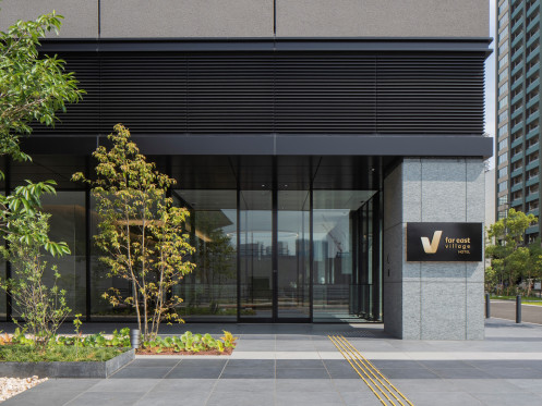 Entrance of Far East Village Hotel Ariake, Tokyo