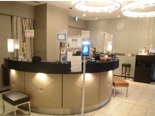 Reception desk of Sotetsu Fresa Inn Shimbashi-Hibiyaguchi・Computer_3