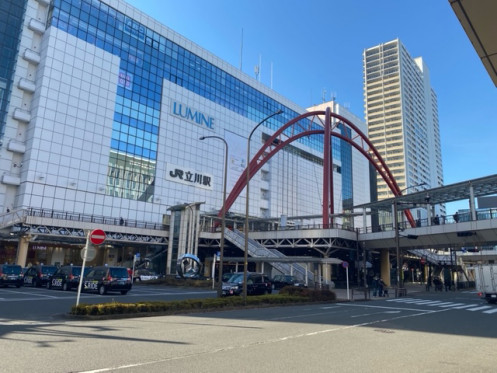 Exterior view of LUMINE Tachikawa Information