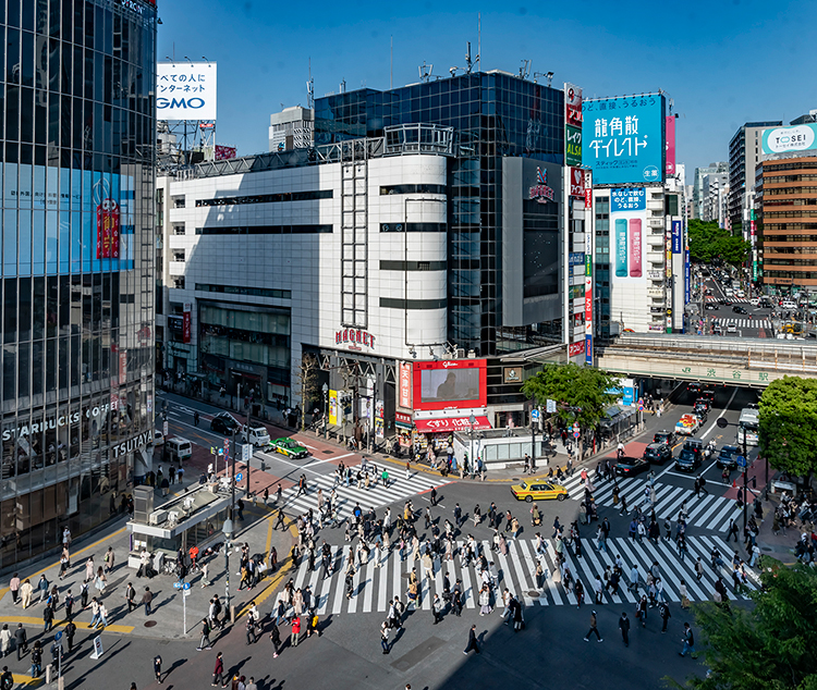 涩谷、原宿、表参道